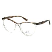 Eyeglasses Frames for Women Clear Brown Cat Eye 53 17 140 by Charles Delon
