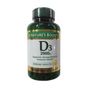 Natures Bounty Vitamin D3 2000 Iu Rapid Release Liquid Soft Gels 240 Ea