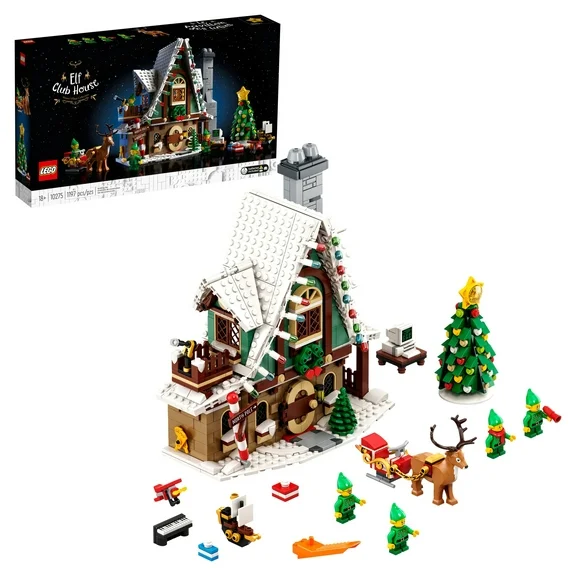LEGO Elf Club House 10275; An Engaging Building Toy for Adults (1,197 Pieces)