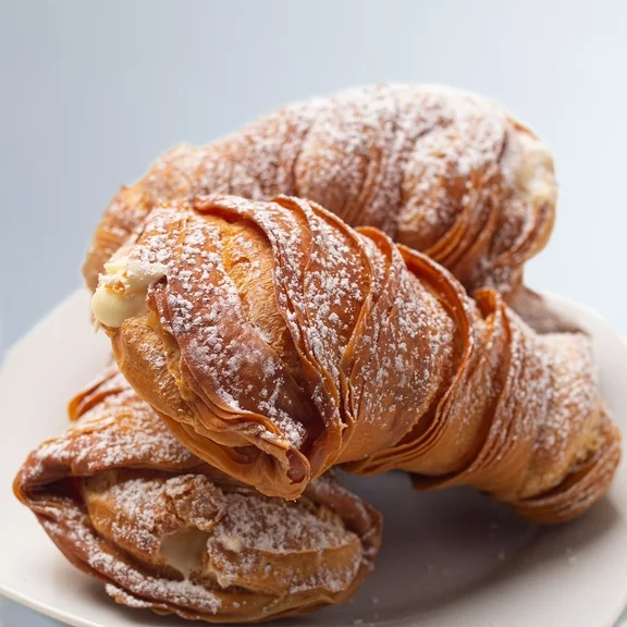 Carlo's Bakery Lobster Tails (8x Pack) - Authentic Italian Pastry Delight - Perfect for Parties and Gifts - Freshly Baked and Delivered Frozen in Dry Ice