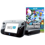 Refurbished Nintendo Wii U 32GB Deluxe Console with Super Mario Bros U Bundle
