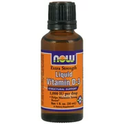 NOW Foods Vitamin D-3 Liquid Extra Strength 1 Fluid Ounce