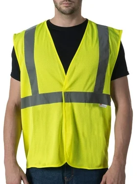 Walls Men's ANSI 2 High Visibility Mesh Safety Vest