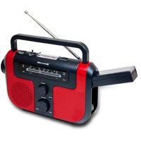Weather X Weatherband  Battery Powered Am/Fm Radio with Flashlight and Solar Charging Panel, WR383R