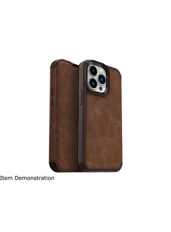 OtterBox Strada Carrying Case (Wallet) Apple iPhone 13 Pro Cash, Card, Smartphone, Espresso Brown