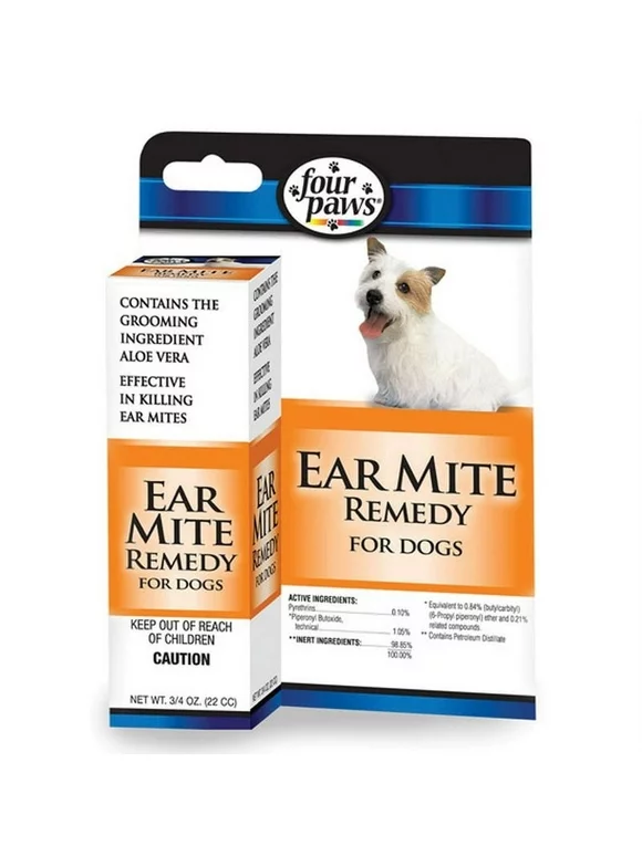 Four Paws Ear Mite Remedy for Dogs