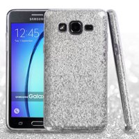 For Samsung On5 Glitter Hard Silicone Shockproof Hybrid Protector Case Cover