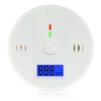 CO Detector Carbon, Monoxide Alarm LCD Digital Display Portable Security Gas CO Monitor,Battery Powered (Battery not included)