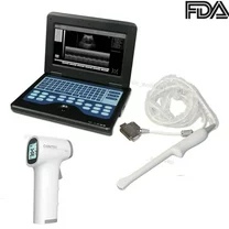 B-Ultrasound Machine Portable Laptop Ultrasound Scanner Transvaginal Probe with Thermometer