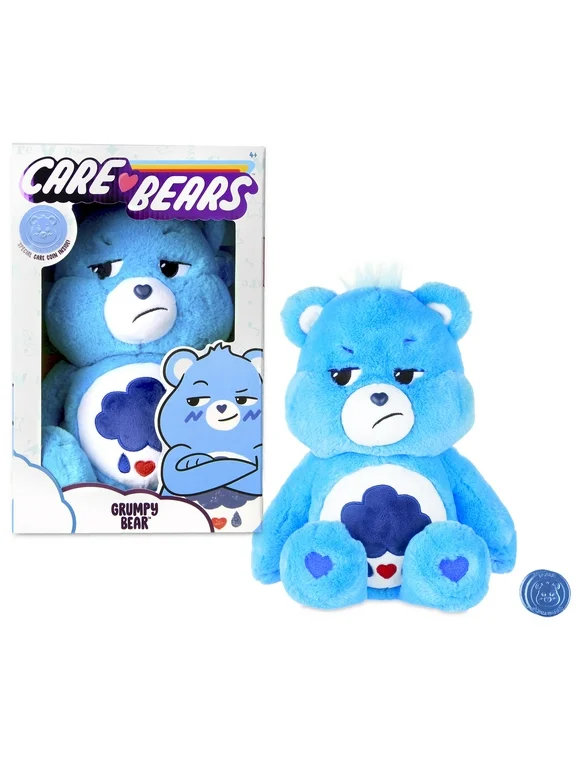 NEW 2020 Care Bears - 14" Medium Plush - Soft Huggable Material - Grumpy Bear
