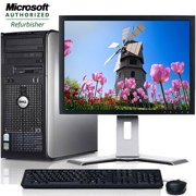 Dell - Optiplex Desktop Computer PC - Intel Core 2 Duo - 4GB Memory - 160GB Hard Drive - Windows 10 - 19" LCD (Refurbished)
