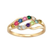 Personalized Family Jewelry Abundant Mother's Birthstone Ring available in 10kt Gold and 14kt Gold