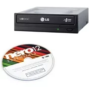 LG 24X SATA DVD Burner Internal Drive w/ M-Disc Support GH24NS95B (Black) Bulk + Nero Multimedia Suite 12 Essentials CD/