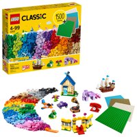 LEGO Classic Bricks Bricks Plates 11717 Building Toy; Great Gift for Kids; Imaginative, Creative, Educational Play (1504 Pieces)