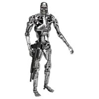 - The Terminator - 7" Action Figure  T-800 Endoskeleton, Based on the classic Terminator film franchise By NECA