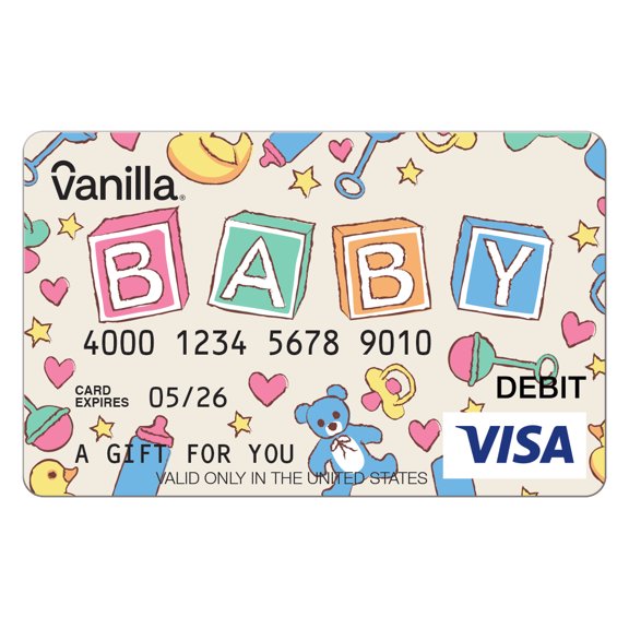 $25 Vanilla® Visa® Baby Blocks eGift Card