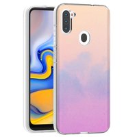 TalkingCase Clear TPU Phone Case for Samsung Galaxy A11, SM-A115M, Pastel Gradient 11 Print, Light Weight, Ultra Flexible, Soft Touch, Anti-Scratch