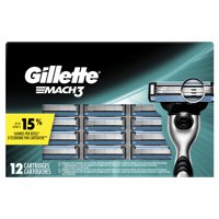 Gillette Mach3 Mens Razor Blades Refill Cartridges