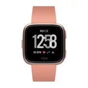 Refurbished Fitbit B504RGPK Versa Smart Watch Peach/Rose Gold