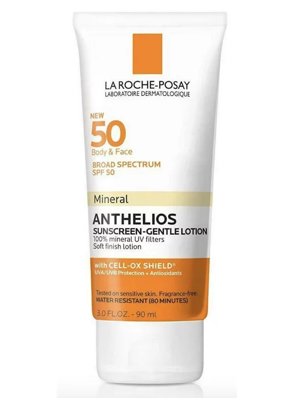 La Roche-Posay SPF 50 Body & Face Mineral Anthelios Sunscreen 3 oz
