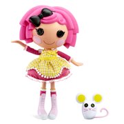 Lalaloopsy Doll - Crumbs Sugar Cookie with Pet Mouse, 13" baker doll with changeable pink and yellow outfit and shoes, in reusable house package playset, for Ages 3-103