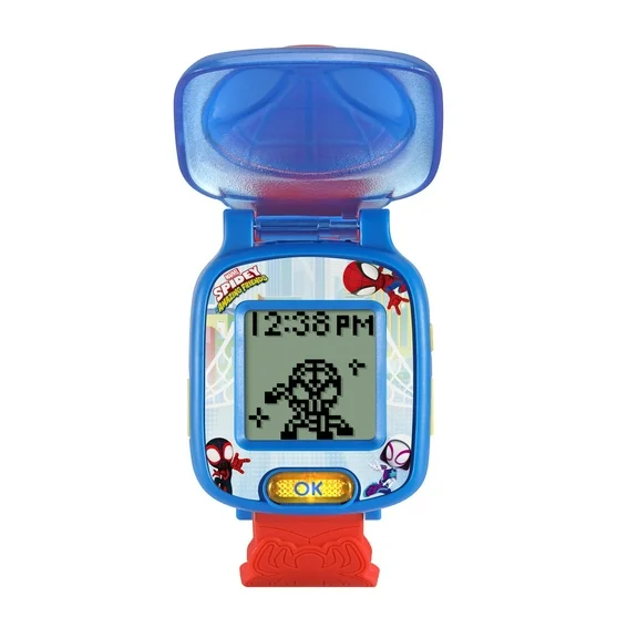 VTech® Spidey and His Amazing Friends Spidey Learning Watch with Time Teaching Tools, Electronic Learning System for Children