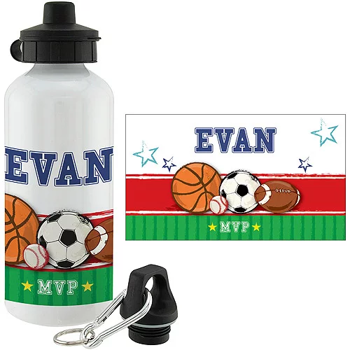 Personalized Sports MVP Water Bottle
