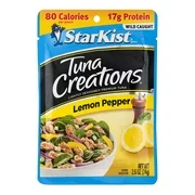 StarKist Tuna Creations, Lemon Pepper, 2.6 oz pouch (Pack of 24) (Packaging May Vary)