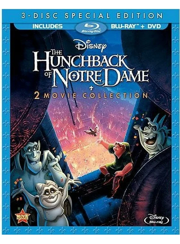 The Hunchback of Notre Dame 2-Movie Collection (Blu-ray + DVD), Walt Disney Video, Kids & Family