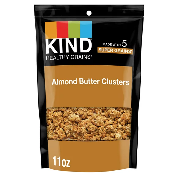 KIND Healthy Grains Clusters, Almond Butter, 11 oz, 1 Bag