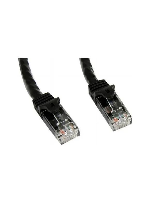 StarTech.com N6PATCH100BK 99.97 ft. (30.48 m) Cat 6 Black Snagless UTP Patch Cable - ETL Verified