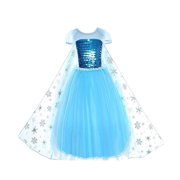 Girls Costume for Girls Princess Dress Blue Dress for Kids