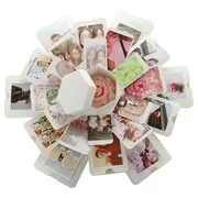 BToBackYard Hexagon Surprise Explosion Box DIY Scrapbook Photo Album For Valentine Wedding Gift