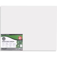 Daler-Rowney Simply Stretched Canvas Pack, 16"x20", 2 Piece