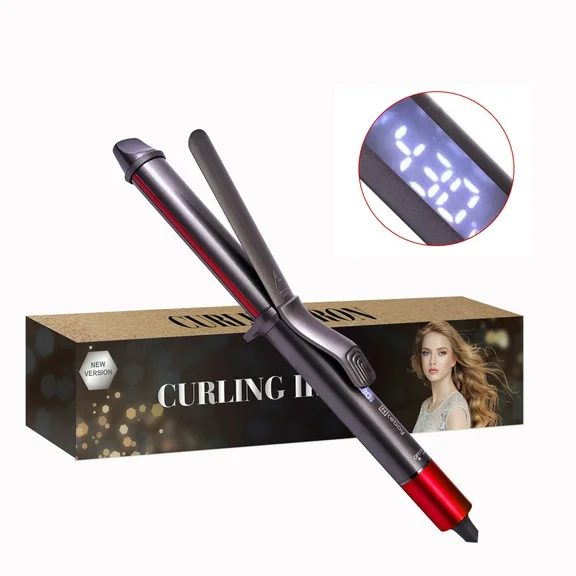 NICEBAY® Curling Iron, 1 inch Hair Curling Wand with Ceramic Coating, Fast Heating, Auto Shut off