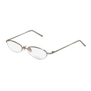 New Vera Wang V05 Womens/Ladies Designer Half-Rim Silver Glamorous Hip Affordable Japan Frame Demo Lenses 47-17-130 Eyeglasses/Eye Glasses