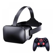 VR Headset with Remote Controller,HD 3D VR Glasses Virtual Reality Headset for VR Games & 3D Movies, VR Headset for iPhone/Android phone