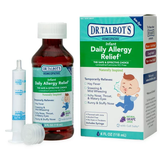 Dr. Talbot's Homeopathic Infant Daily Allergy Relief, 4 fl oz