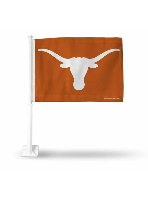 Caseys 6734543601 7 x 23 x 4 in. Texas Longhorns Car Flag