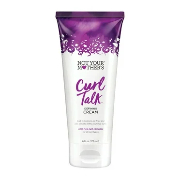 Not Your Mother's Curl Talk Curl Defining Hair Cream to Enhance Curly Hair, 6 fl oz
