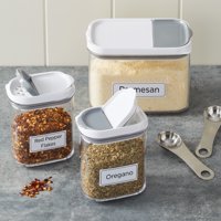 Better Homes & Gardens Shake & Store 3 Pack Container Set with Labels