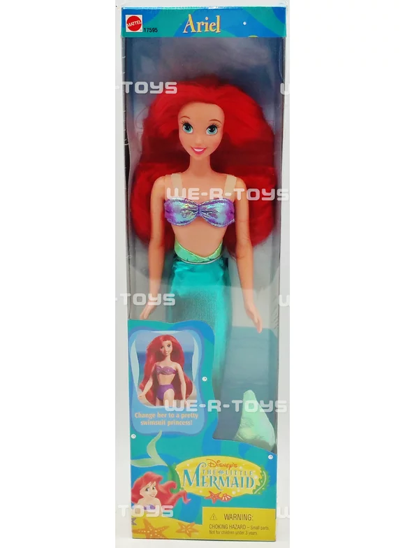 Disney's The Little Mermaid Ariel Doll Mattel 1997 No 17595 NRFB