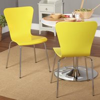 Pisa Bentwood Chair, Set of 2, Yellow