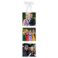 Personalized 3 Photo Hanging Canvas