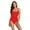 Red One-Piece Swimsuit for Women