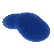 GBS Pet Brush, Blue Shampoo Brush Scalp Massager Hair Remover Curry Comb Dog & Cat Grooming Brush, Pet Hair Brush Cleaning Slicker Brush Removes Tangles Lint Brush for Pet Hair (2 PCS)