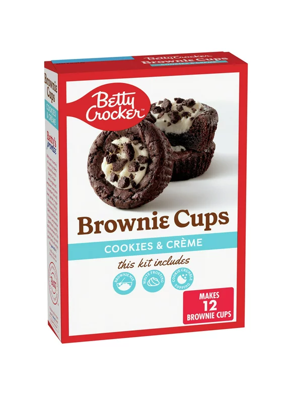 Betty Crocker Brownie Cups Mix, Cookies and Crme, 13.6 oz
