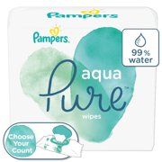 Pampers Aqua Pure Sensitive Baby Wipes (Choose Your Count)