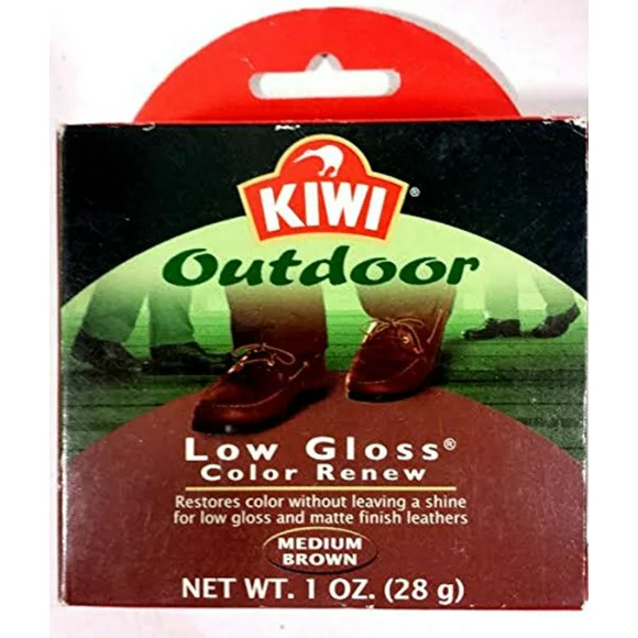Kiwi Low Gloss Color Renew Medium Brown Shoe Polish - 1 oz