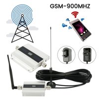Willstar 1Set LCD 900Mhz GSM 2G/3G/4G Signal Booster Repeater Amplifier Antenna for Cell Phone